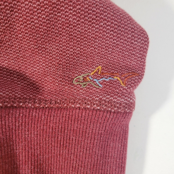 Mens Greg Norman Sweatshirt Red Size XXL One cuff might be a bit stretched out - Picture 8 of 11